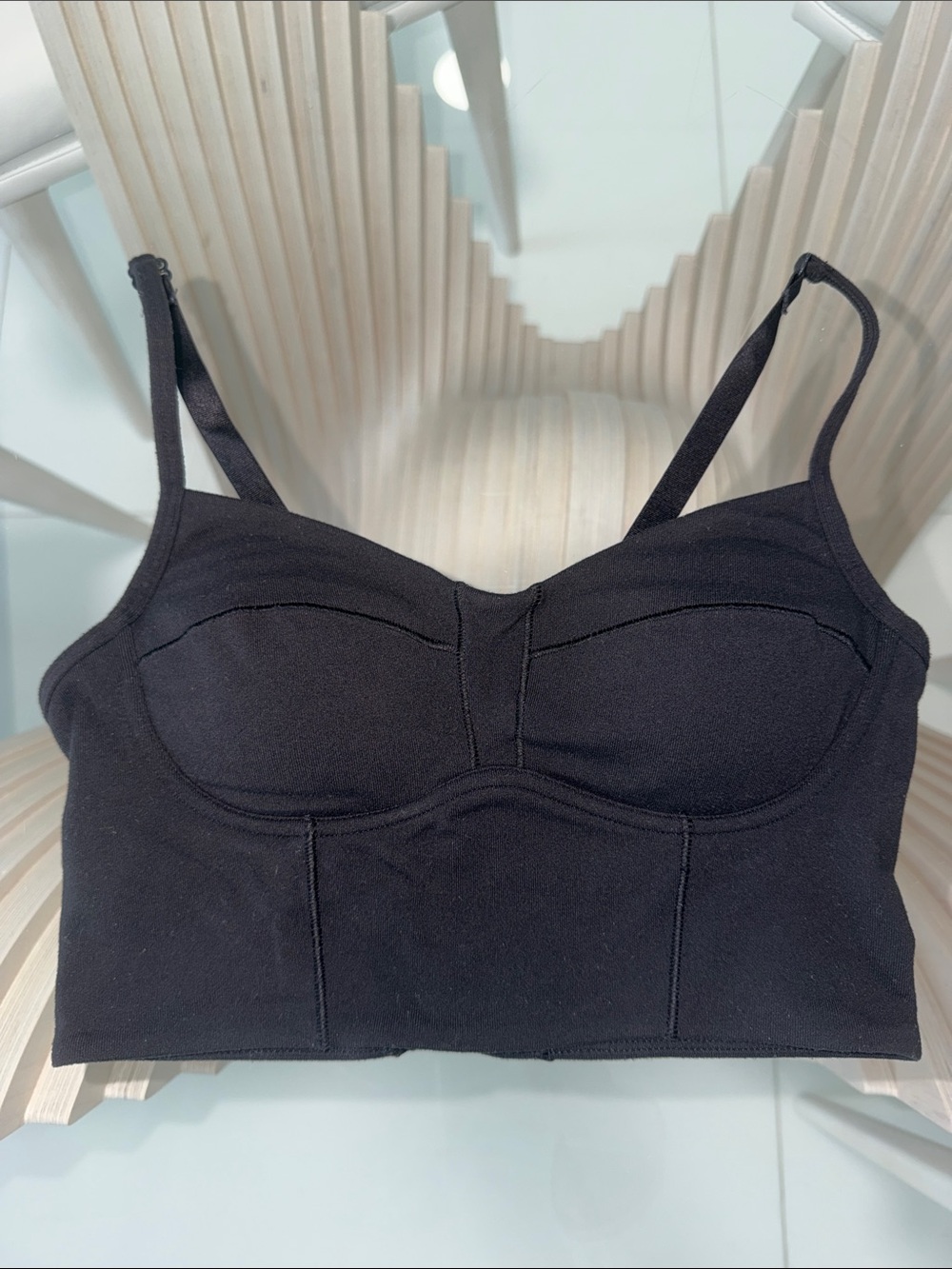 Lululemon Bustier Sports Bra Top w/ removable padding Size 2